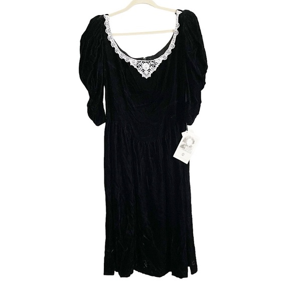 Gunne Sax | Dresses | Vintage Gunne Sax By Jessica Mcclintock Velvet ...